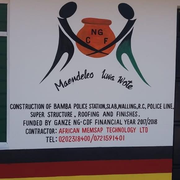 PROPOSED COMPLETION AND CONSTRUCTION OF TWO (2) POLICE LINE HOUSES AT BAMBA POLICE STATION